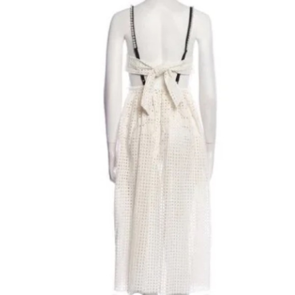 NWT Dylan Lex neutral square neck line midi length dress size US XL - Picture 10 of 11